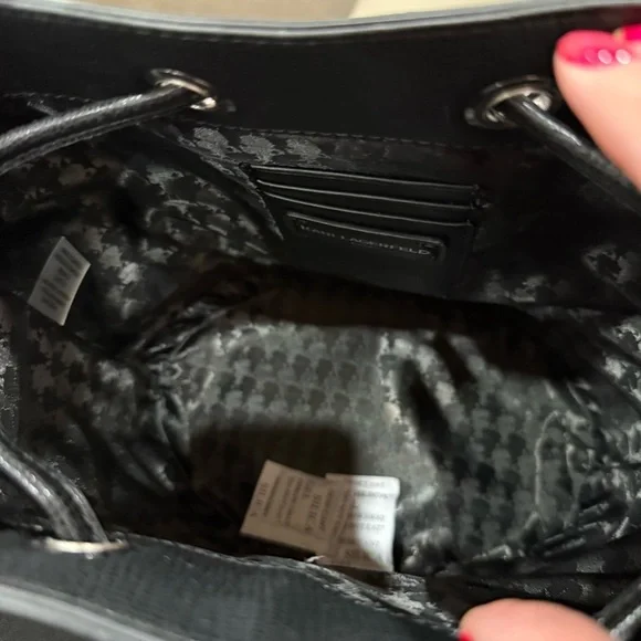 Karl Lagerfeld Paris Adele Medium Bucket Bag NWT - Picture 9 of 10